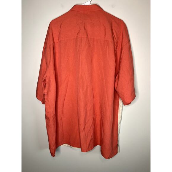 Bamboo Cay Bird of Paradise Modal Hawaiian Resort Grandpa Tourist Camp Shirt XXL - Picture 4 of 4